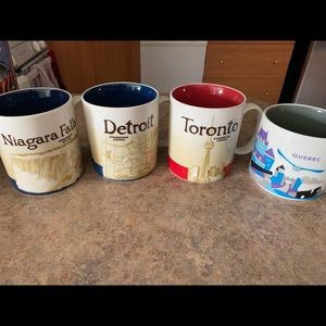 Starbucks location mugs